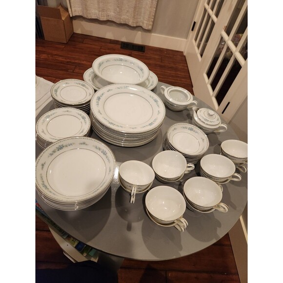 rose china Other - Set Of 56 Rose China Roselawn 3706 Japan. Plates, Bowls, Cups, Platter